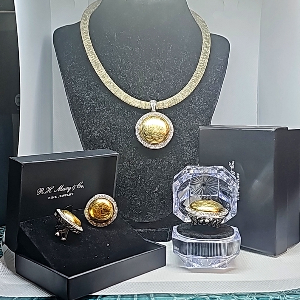14k over Sterling Silver Set